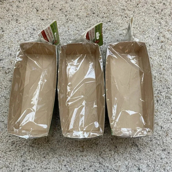 18 Pcs Baking Paper Bread Tray Rectangular Loaf Baking Pans Holiday Christmas - Picture 2 of 5